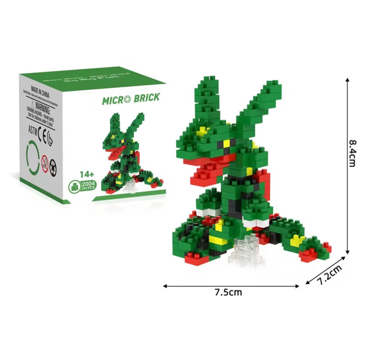 Nano Block - Rayquaza