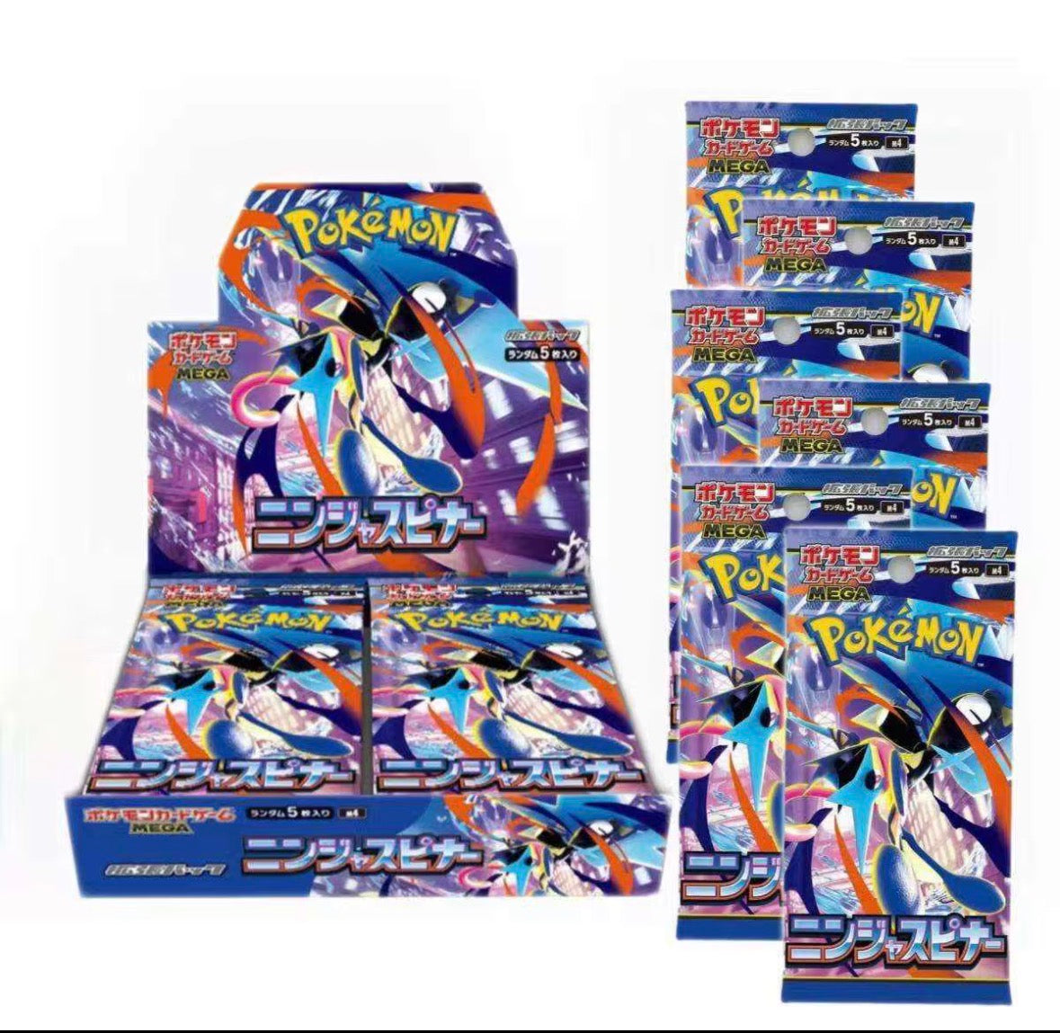 Pokemon MEGA Ninja Spinner M4 Booster Box - Japanese Pokémon TCG